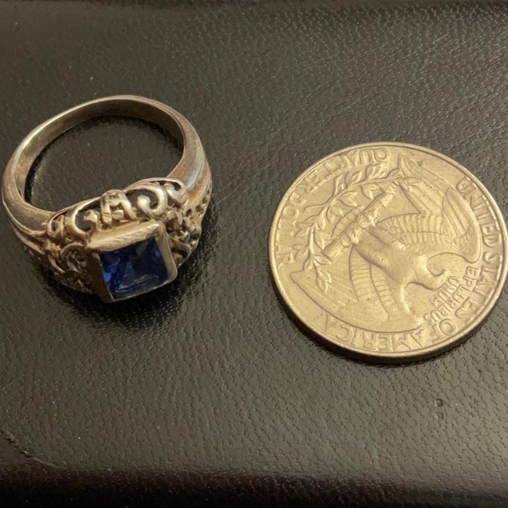 Sterling silver ring - Picture 6 of 7